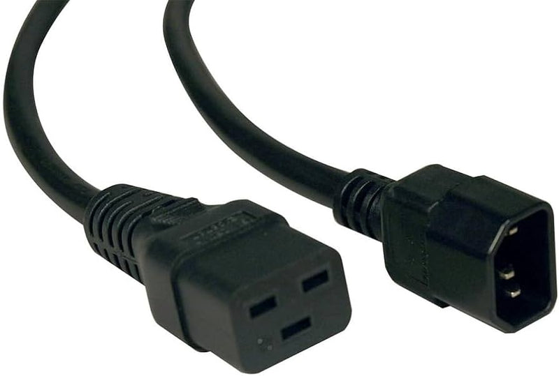 TRIPP-LITE P047-010 Cable de alimentación, C19 a C14, Alta resistencia, 15 A, 250 V, 14 AWG, 3.05 m (10 pies), negro