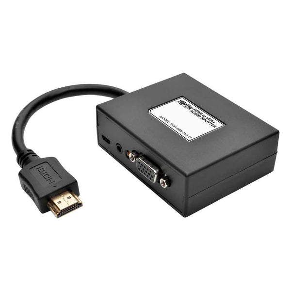TRIPP-LITE P131-06N Adapatador de Cable, HDMI, VGA, con Audio para PC, Laptop, M/H, 152mm, 6"