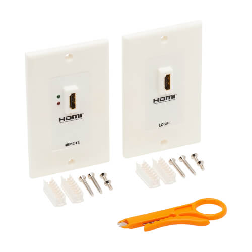 TRIPP-LITE P167-000 PLACA, EXTENSORA, HDMI, A CAT5/6, Extensor, HDMI, P167-000, Cat5, Cat6, doble transmisor, 2placas de pared