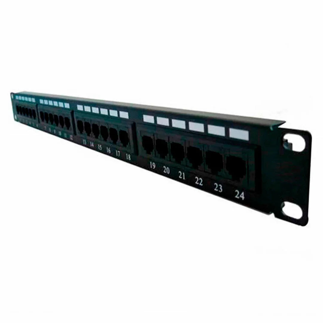 DIXON P24T-K11-C6C/BK Patch panel 24 Puertos Cat 6 cargado
