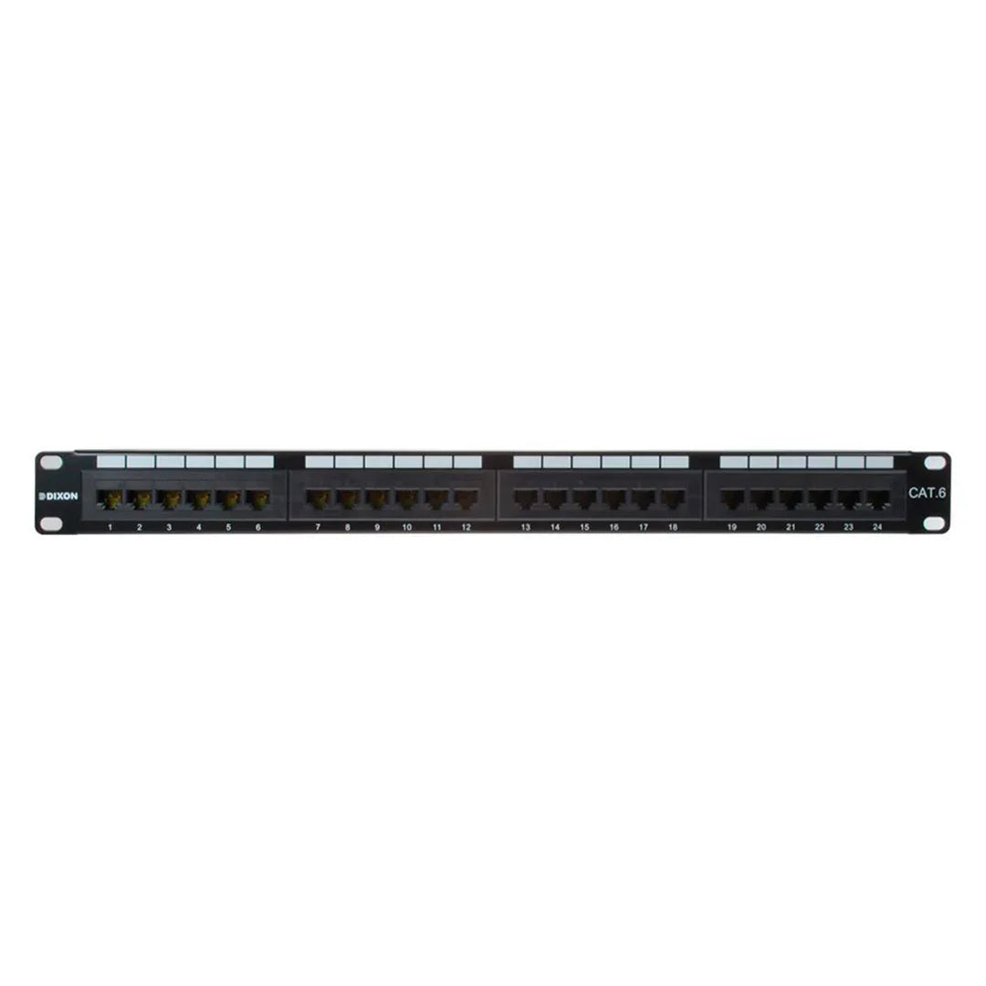 DIXON P24T-K11-C6C/BK Patch panel 24 Puertos Cat 6 cargado