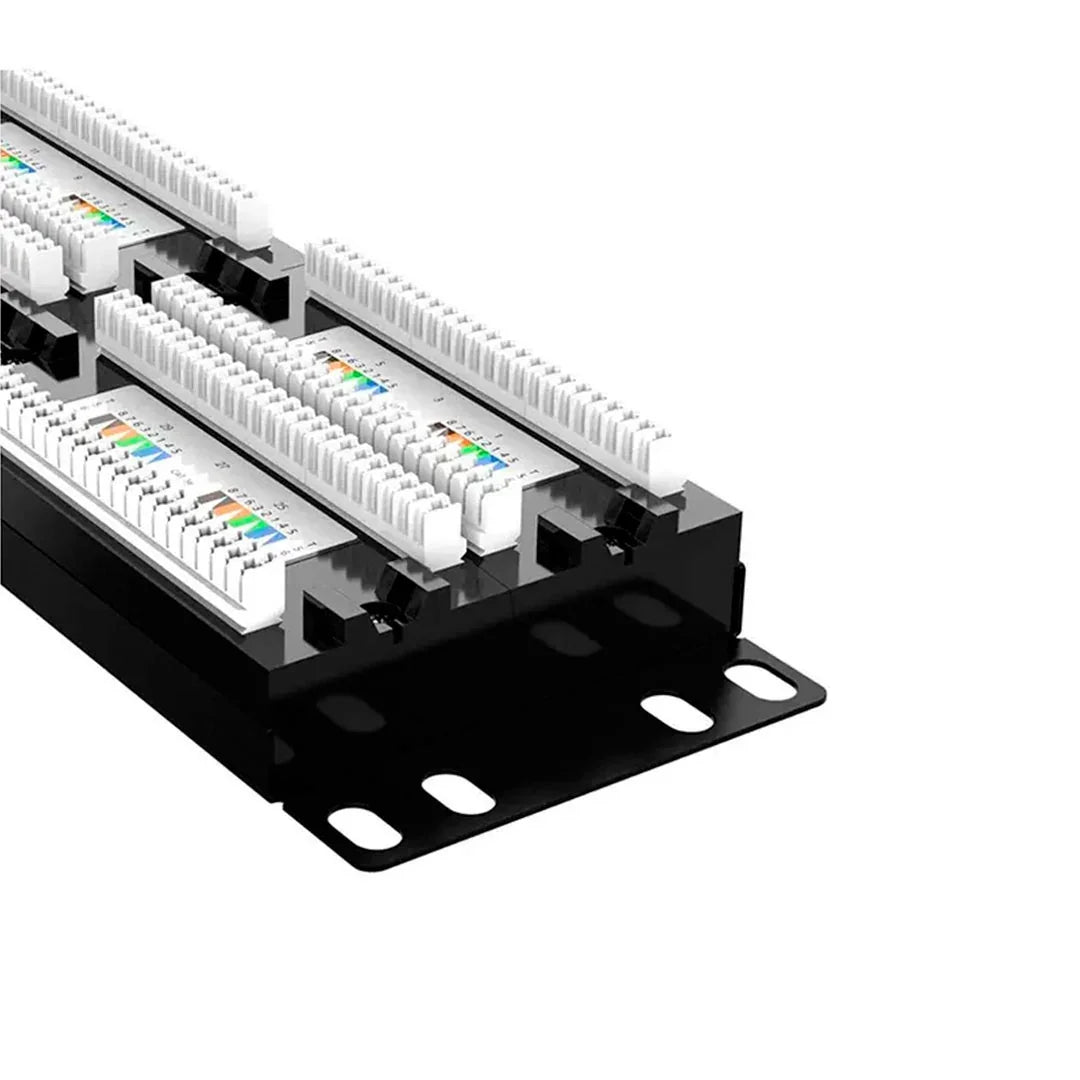 DIXON P48T-K11-C6C/BK Patch panel 48 Puertos Cat 6 cargado