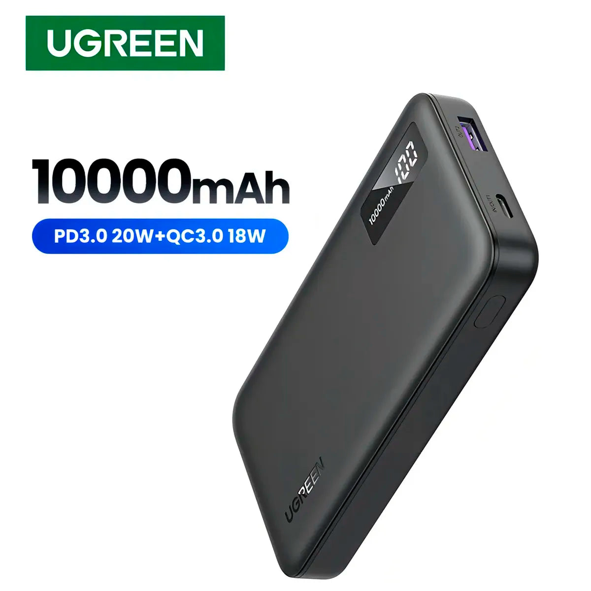 UGREEN PB311 25742 Power Bank 10000mah Carga Rapida Pantalla Digital