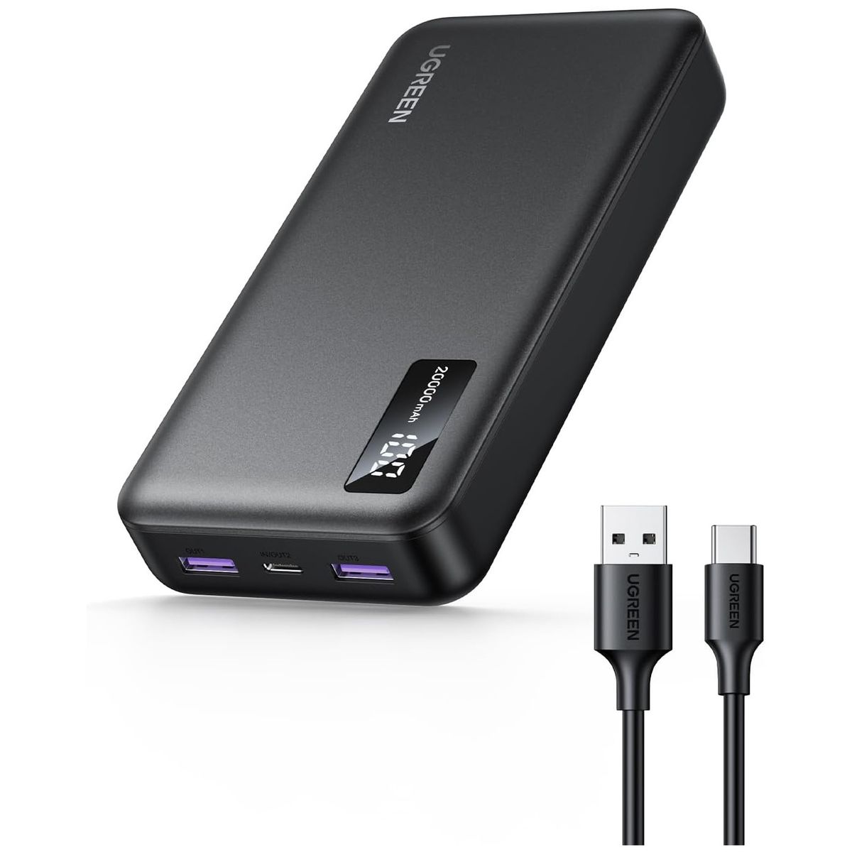 UGREEN PB312 25683 Power Bank Carga Rapida Pantalla Digital 20000mAh