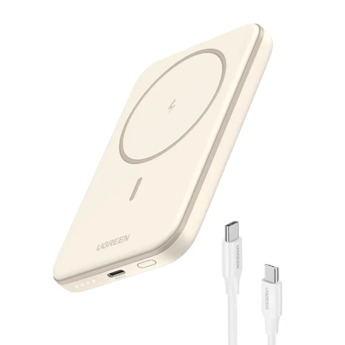 UGREEN PB560 25207 Power Bank Magnético Beige de 5000mAh