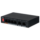 DAHUA PFS3006-4ET-60 Switch 4 POE Ports 10/100Mbps, 2Uplink 10/100Mbps, 60w. Does not manage. Layer 2