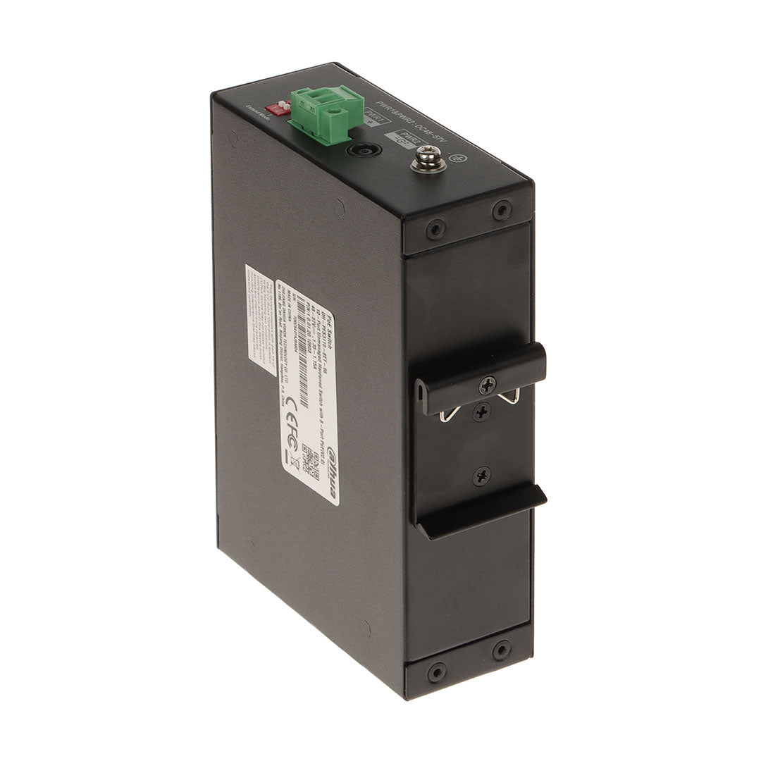 DAHUA DH-PFS3110-8ET-96 Switch POE Industrial 8 Puertos 10/100 1Uplink 1SFP Gigabit 96W - SIN FUENTE