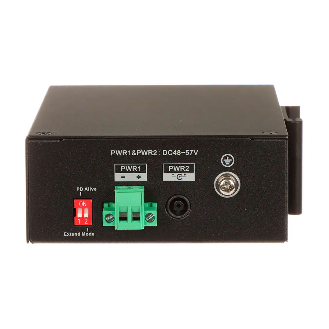 DAHUA DH-PFS3110-8ET-96 Switch POE Industrial 8 Puertos 10/100 1Uplink 1SFP Gigabit 96W - SIN FUENTE