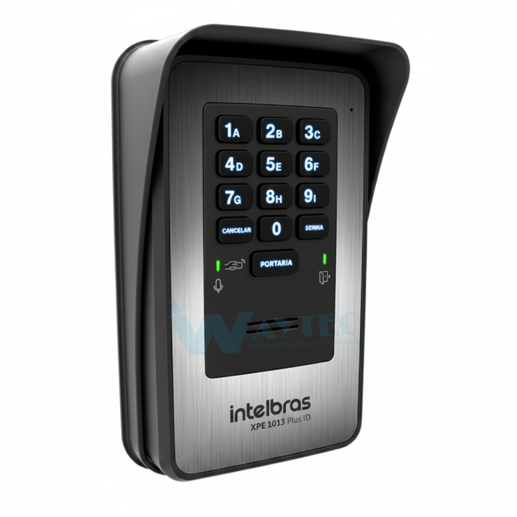 INTELBRAS XPE 1013 PLUS ID Frente de calle con timbre y 13 teclas lector de tarjeta de rfid
