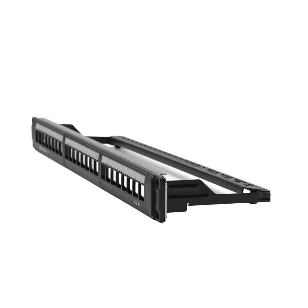 LINKBASIC PNA24-UC6 Patch Panel 24 Puertos Modular con Jacks CAT6 Incluidos