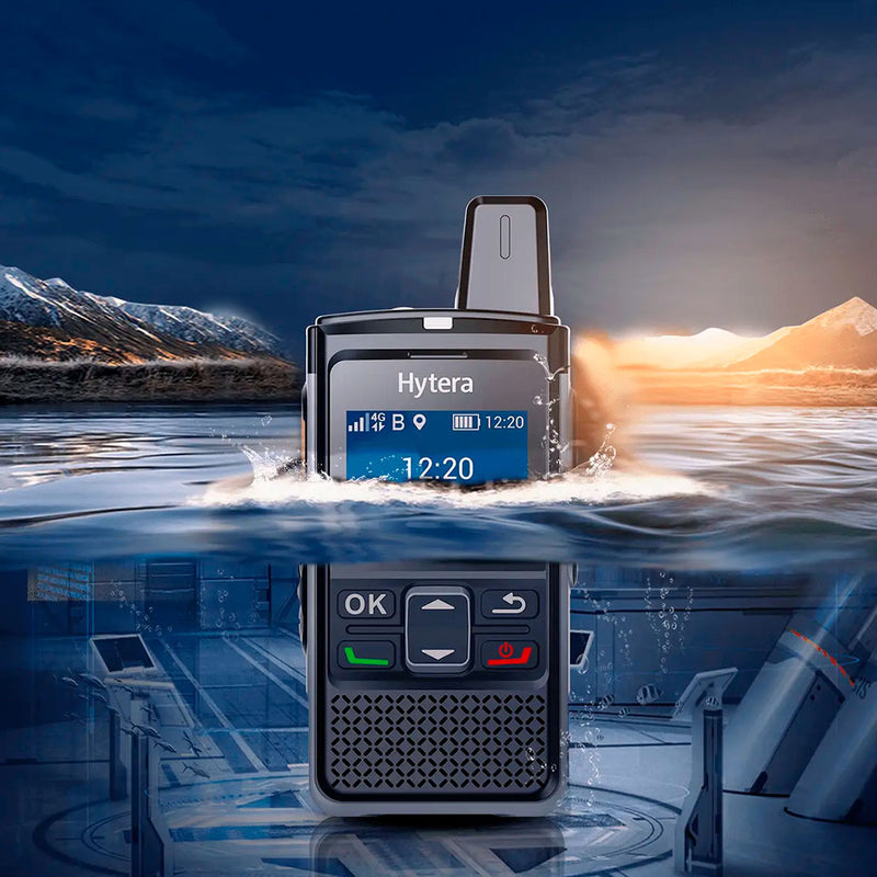 HYTERA PNC360S Radio Handy PoC LTE ultra compacto 1GB+8GB WIFI BT GPS 4G red celular IP67, no incluye licencia