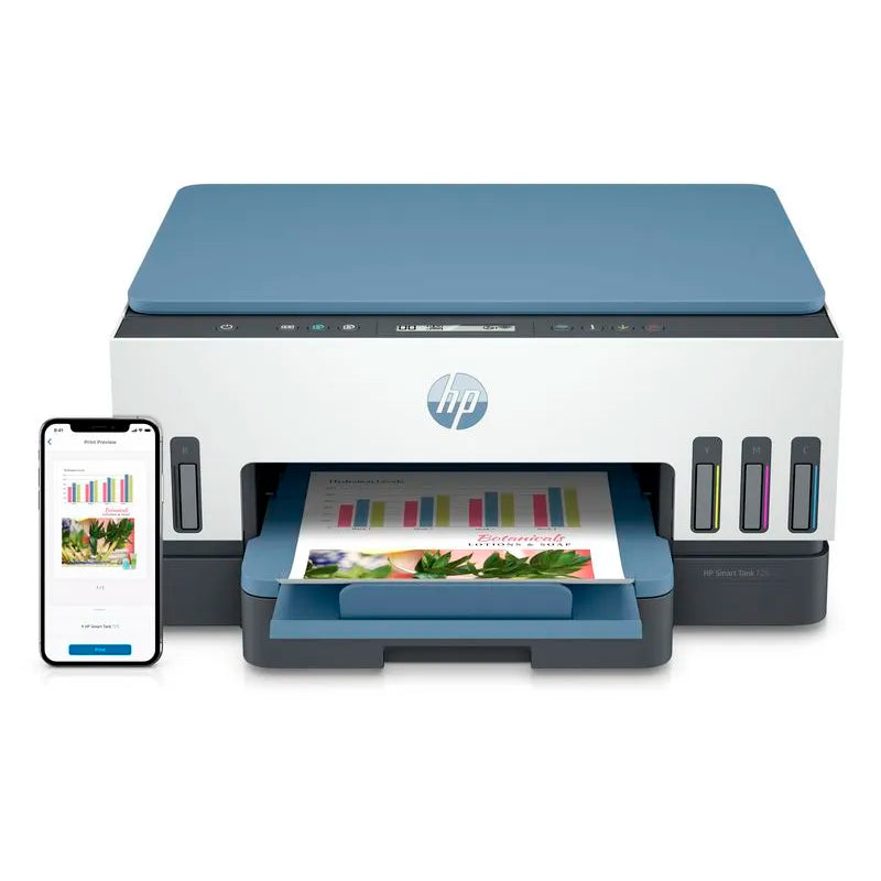 HP 28B51A#AKY Smart Tank 725 Impresora de Tinta Multifuncional WiFi Bluetooth LE USB