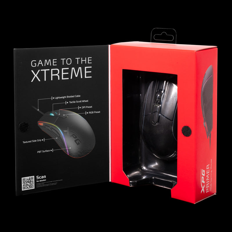 ADATA MOUSE GAMING XPG PRIME RGB 12000DPI USB-A