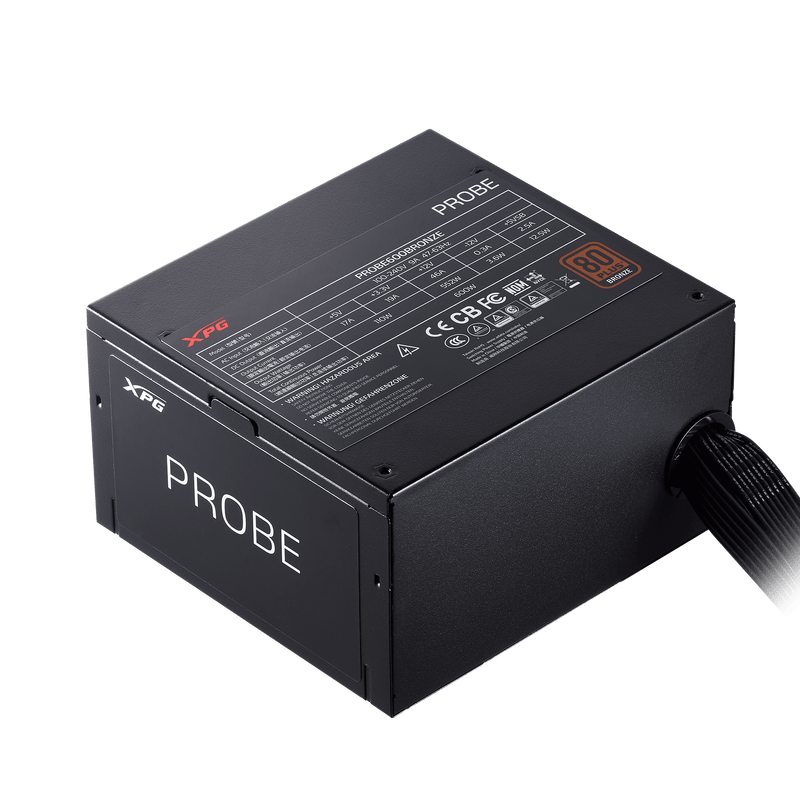 ADATA FUENTE DE PODER XPG PROBE 600W PROBE600B-BKCUS