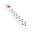 FORZA PS-001W Regleta Supresor de Pico 2200W 6 tomas 220V