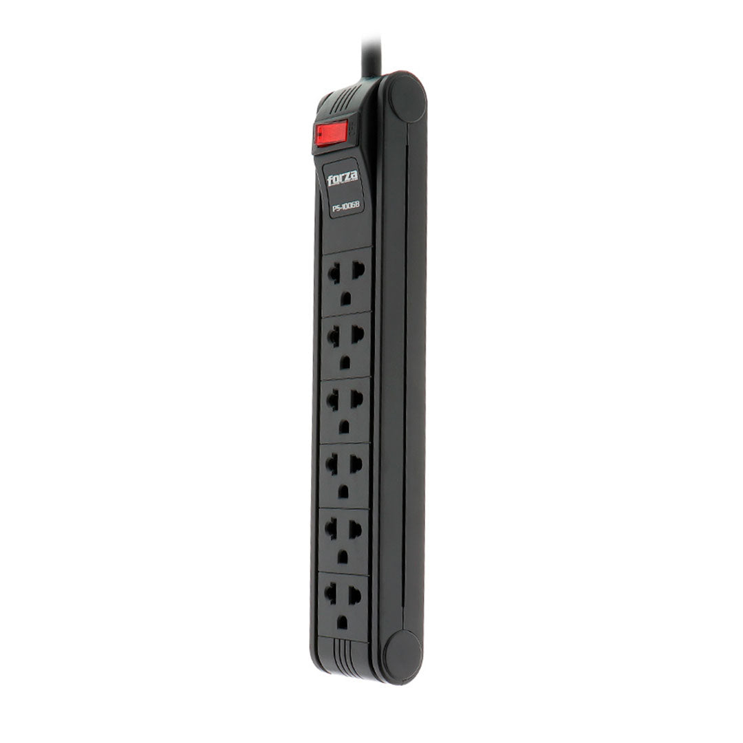FORZA PS-1006B Regleta Supresor de Picos 1680W 6 tomas 220V