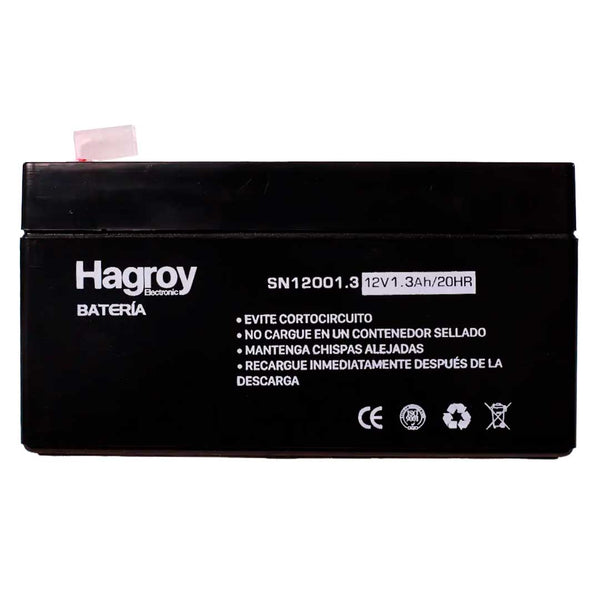 HAGROY PS1.3-12 Batería de 1.3amp 12v.