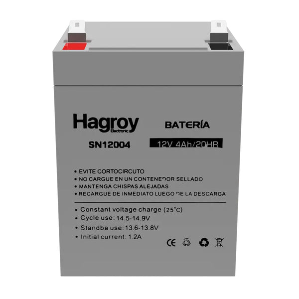 HAGROY PS4-12 Batería 12v 4Amp