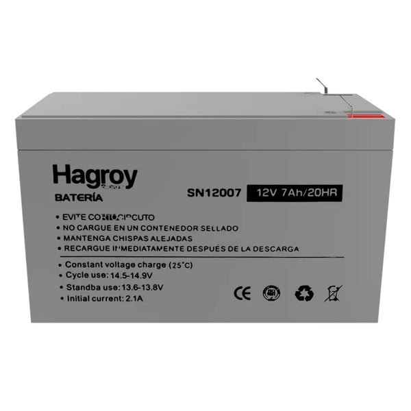 HAGROY PS7-12 Batería 12v 7Amp