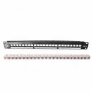 SATRA 0102022401 Patch Panel Cat6 24 Puertos Cargado con Jack Blanco
