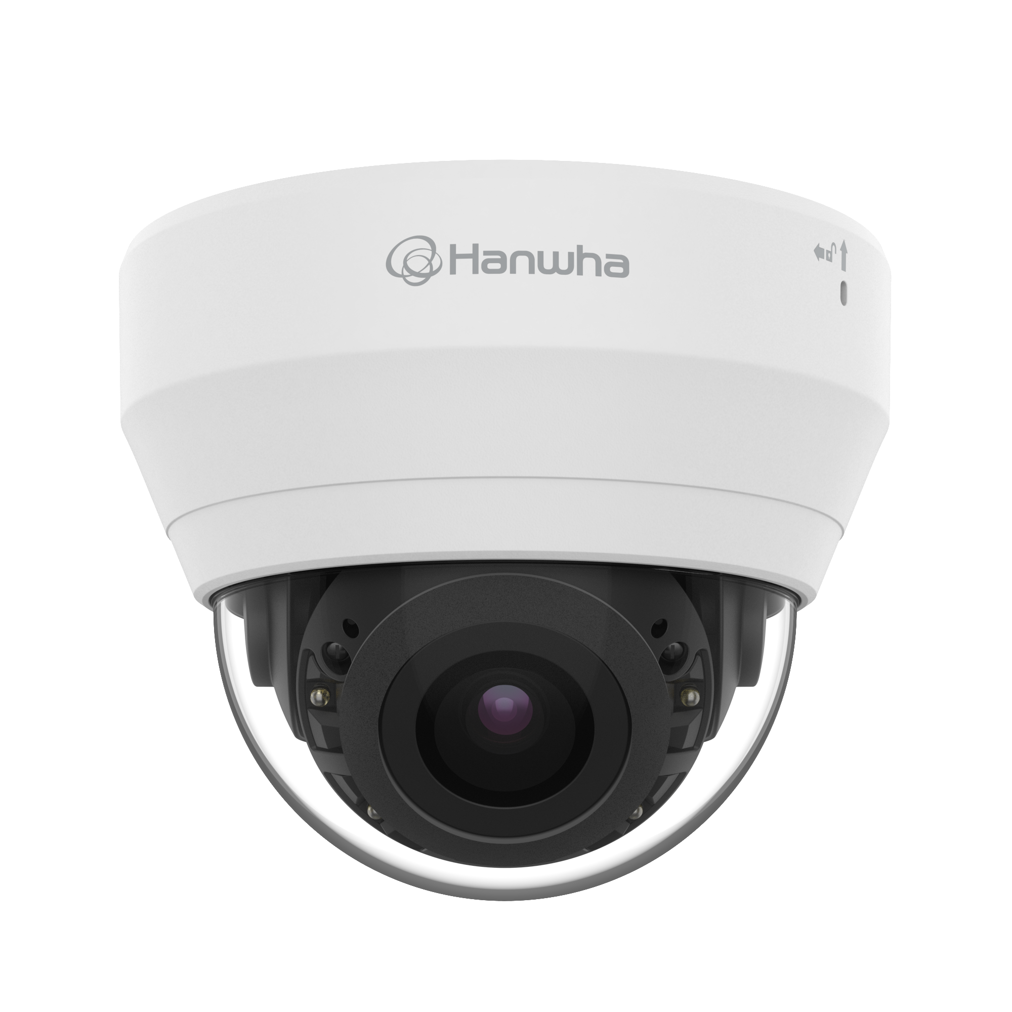 HANWHA VISION QND-6082R Camara de Seguridad IP 2MP PoE Lente Varifocal Motorizada 3.2-10mm