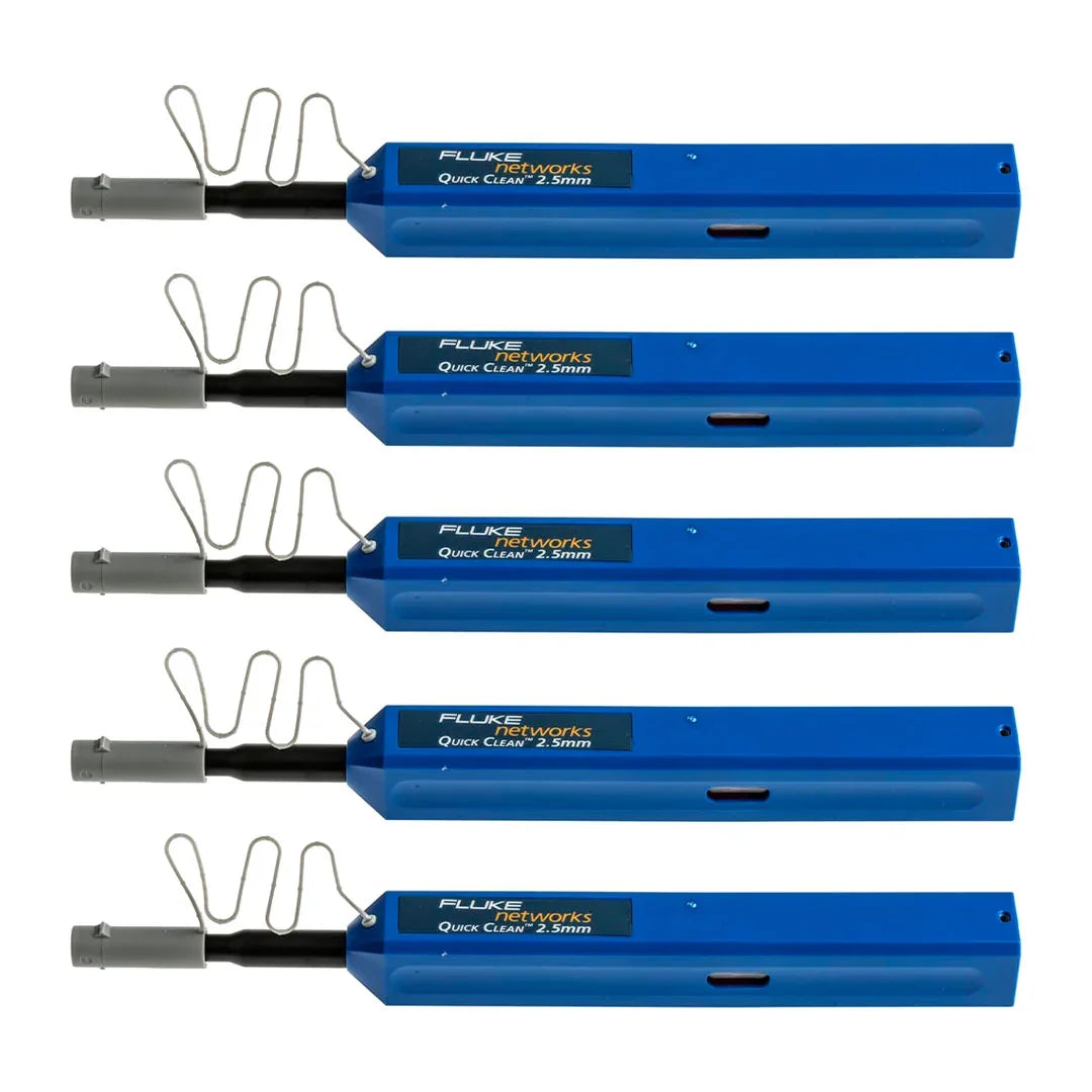 Quick Push Click Cleaning Tool Fluke Networks QuickClean 2.5mm Fiber ...