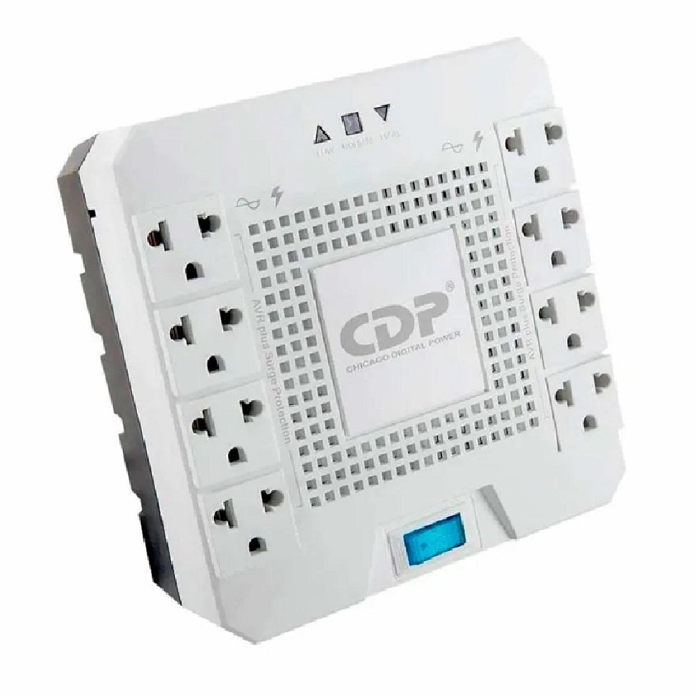CDP R-AVR1808I Estabilizador de Voltaje 1800V 1000W 8 Salidas