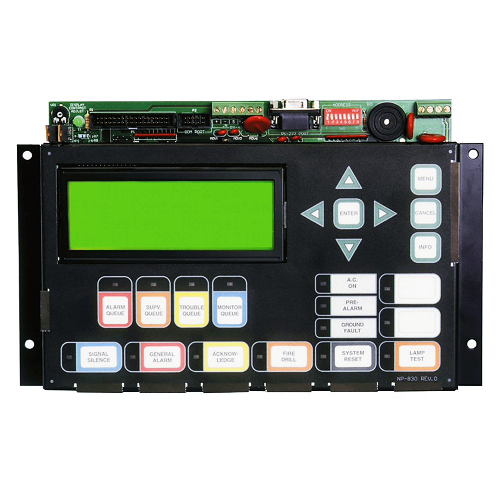 MIRCOM RAX-LCD-LITE Teclado anunciador remoto para flexnet y serie FX400 FX401