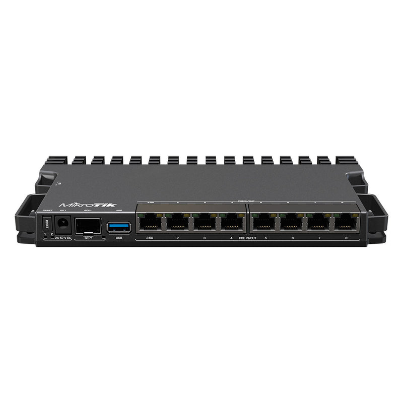 MIKROTIK RB5009UPr+S+IN Router con 8 puertos gigabit PoE+ y 1 puerto SFP+