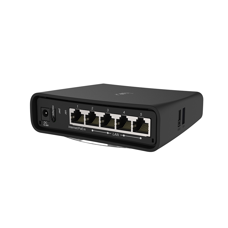 MIKROTIK HAP AC2 Access Point Dual Band 2.4/5GHz AC 5 Puertos Gigabit - RBD52G-5HacD2HnD-TC