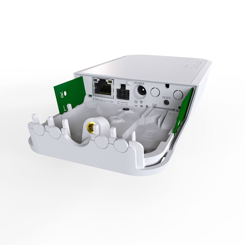 MIKROTIK RBwAPR-2nD&R11e-LTE Modem con WIFI4 1 interfaz fast ethernet y una ranura mini SIM