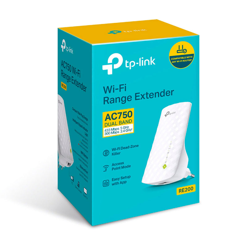 Repeater Manual Extensor De Rango Tp Link Link Re200 Conectar