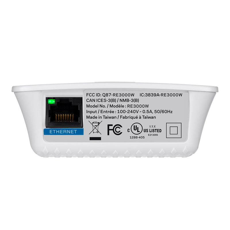 LINKSYS RE3000W Extensor de alcance Inalámbrico N300 2.4GHz Wi-Fi