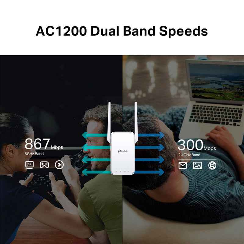 TP-LINK RE315 Repetidor de señal WIFI 5 AC1200. Doble banda