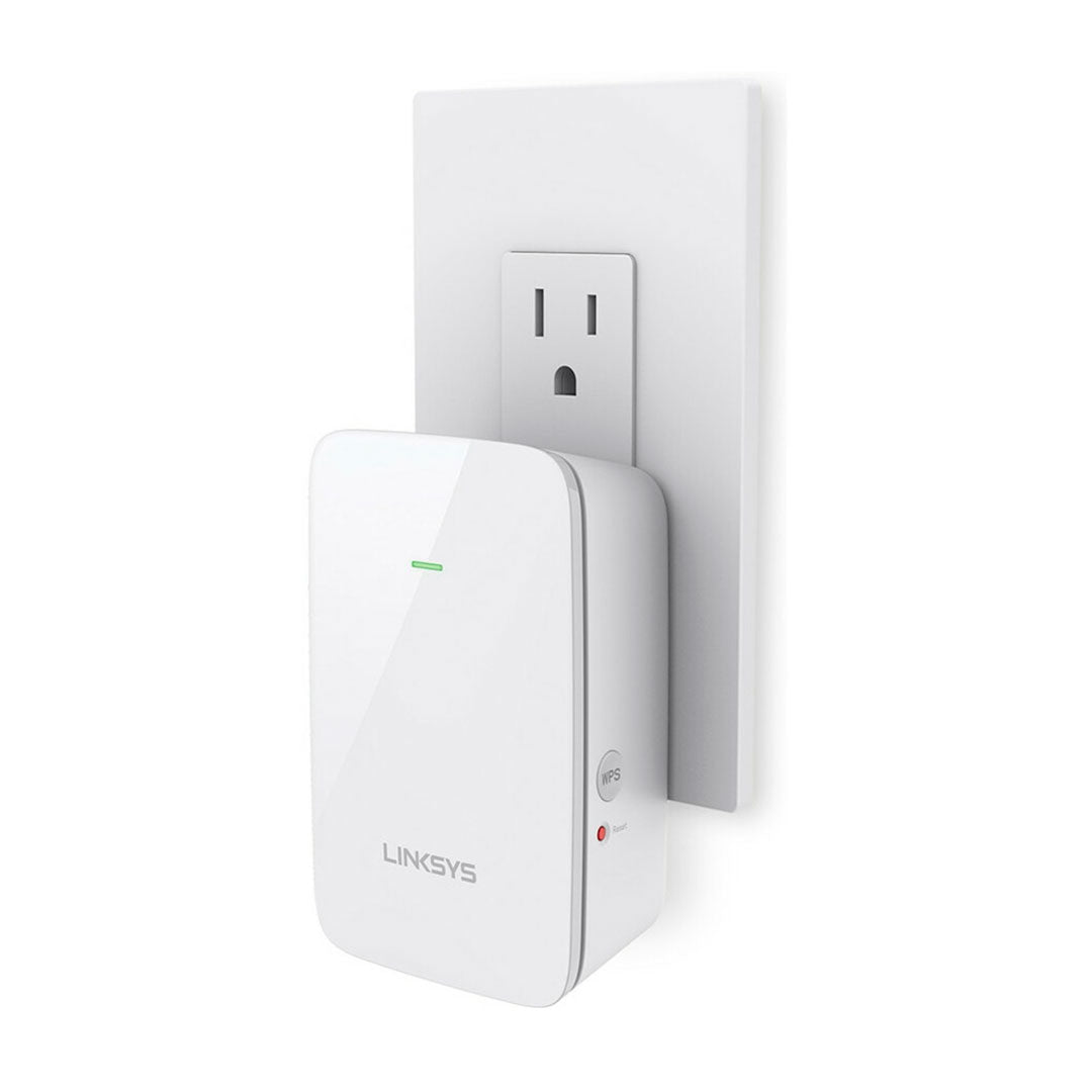 LINKSYS RE6250 Repetidor amplificador de WIFI, doble banda AC750 2.4 y 5 GHz