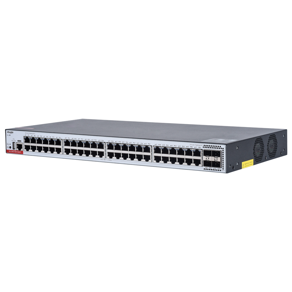 RUIJIE REYEE RG-CS83-48GT4XS-P Switch 48 Puertos Gb PoE+ 4Uplinks 10G L3