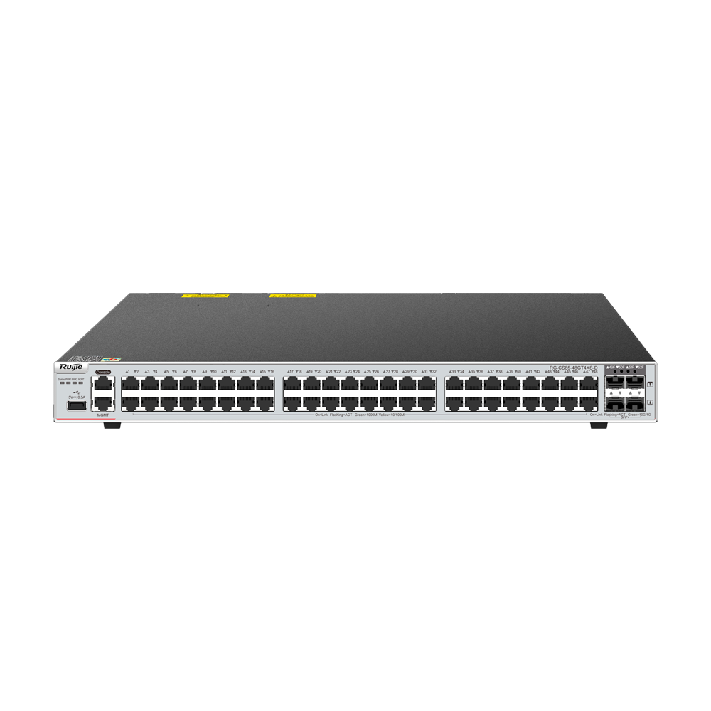 RUIJIE REYEE RG-CS85-48GT4XS-D Switch 48 Puertos Gb RJ45 4Uplinks 10G L3