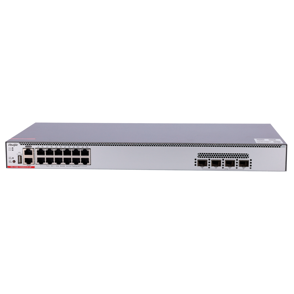 RUIJIE REYEE RG-CS86-12XMG4VS-UP Switch 12 Puertos Multi-Gigabit PoE+ Uplinks 10G