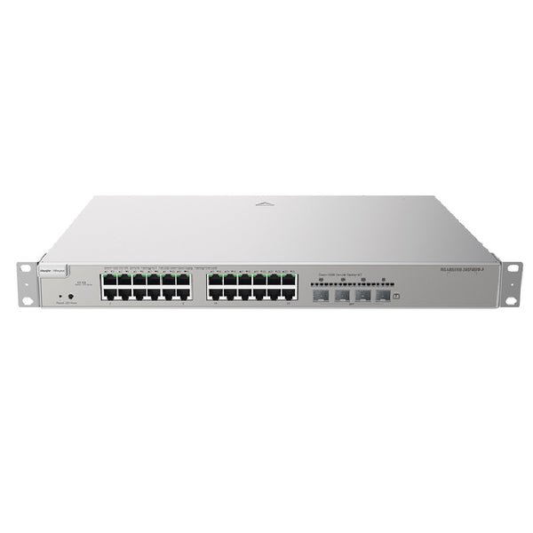 RUIJIE RG-NBS5200-24GT4XS-P Switch 24 puertos POE Gigabit y 4SFP 10Gb 370w capa 3 gestión en nube free