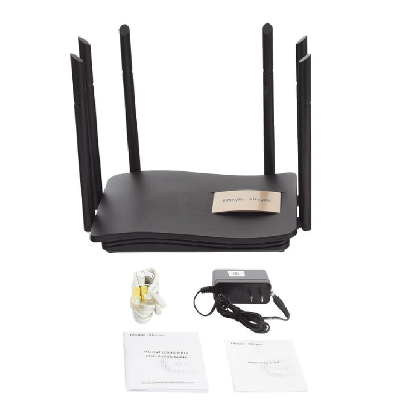 RUIJIE RG-EW1200G PRO Router wireless cloud home 1 puerto WAN y 3 puertos LAN WIFI 5 Mesh doble banda