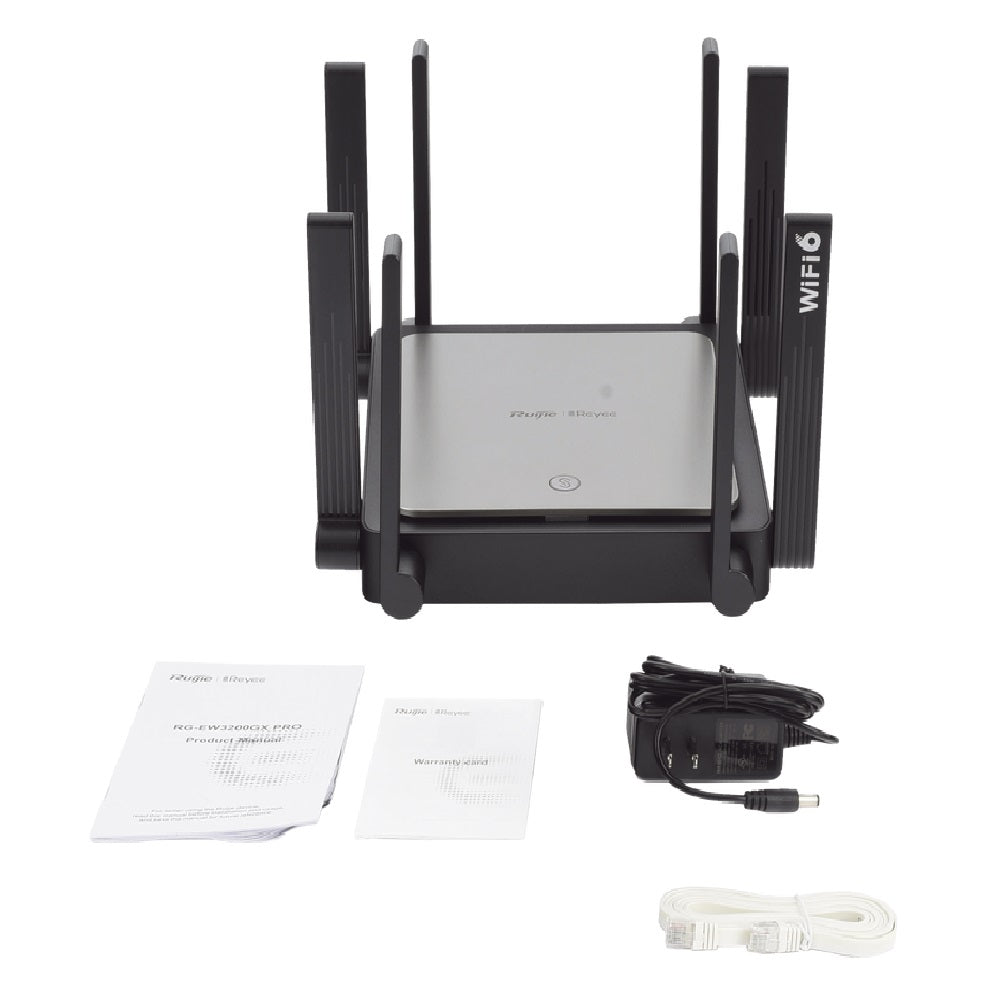 RUIJIE REYEE RG-EW3200GX PRO Router WiFi 6 AX3200 Doble Banda Cloud