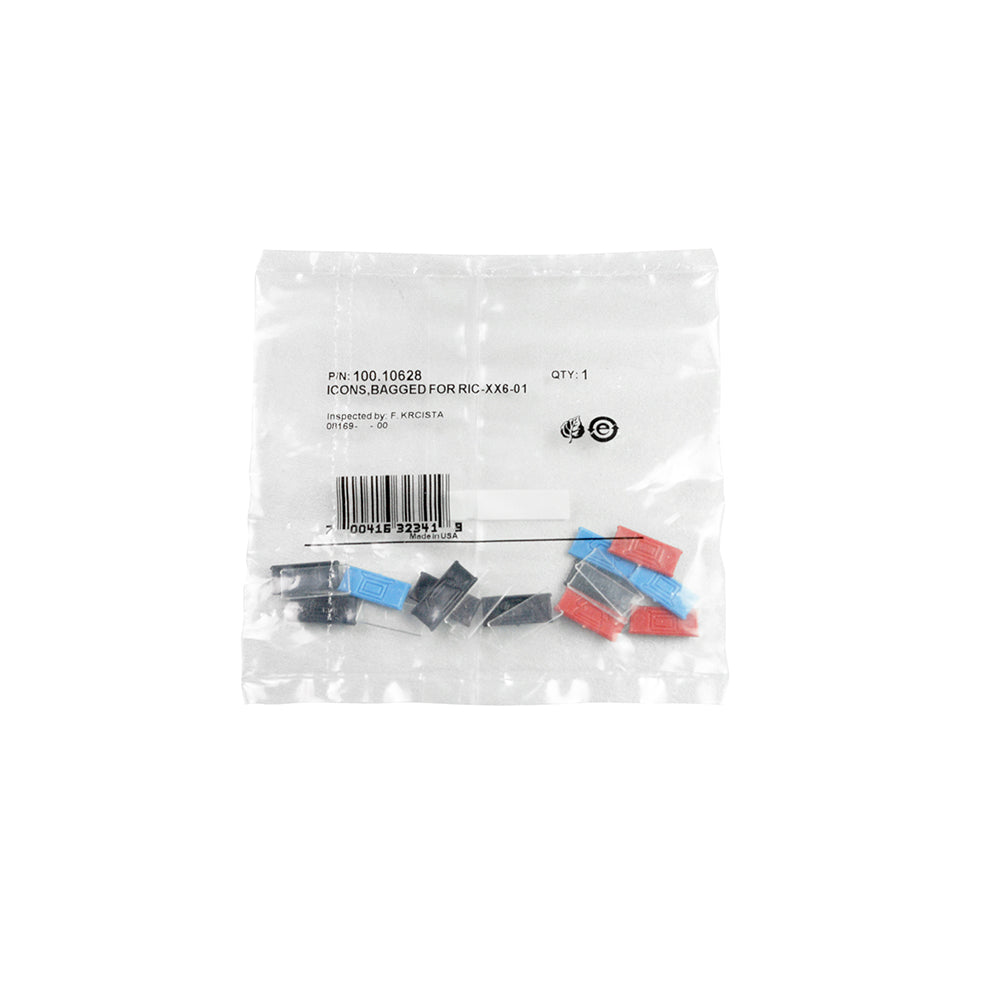 SIEMON RIC-F-SA6-01 Panel FO 6 Acopladores ST MM/SM Negro