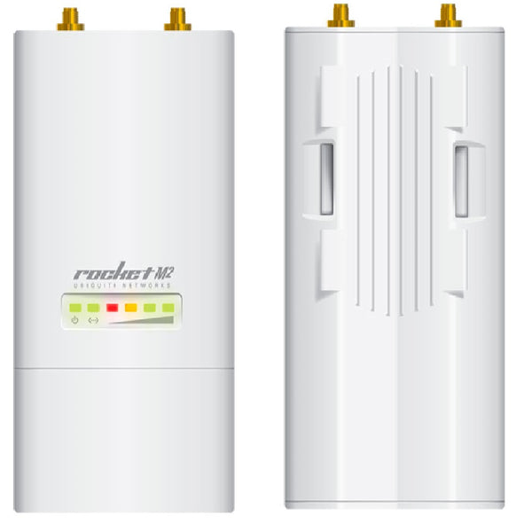 UBIQUITI ROCKETM2, airMax Radio Estación Rocket Mimo 300Mbps 2.4Ghz. Inc Inyector PoE