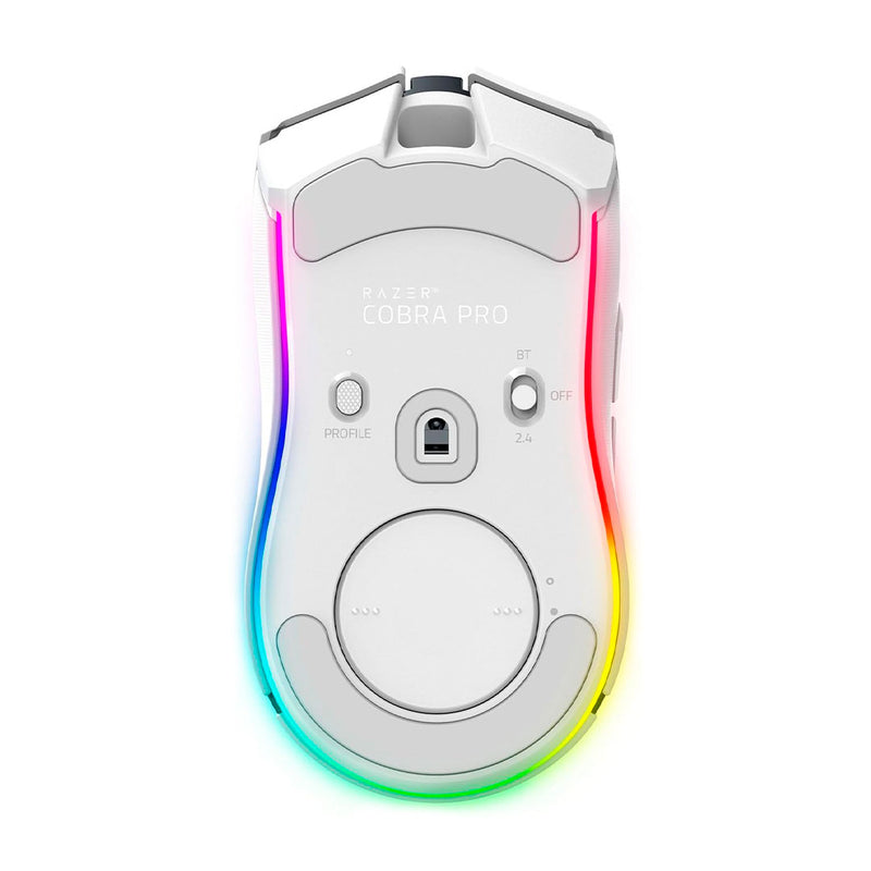 RAZER Cobra Pro Mouse Gamer RGB BT 170h 10 Botones Blanco