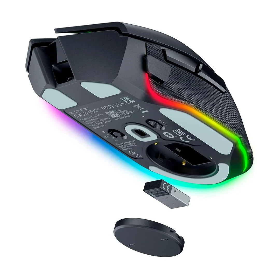 RAZER Basilisk V3 Pro Mouse Gamer RGB BT 210h 35K DPI Negro