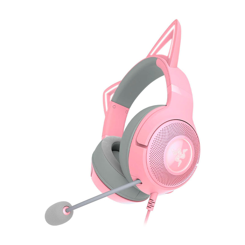 RAZER Kraken Kitty V2 Audifono 7.1 Bluetooth RGB 40h Quartz