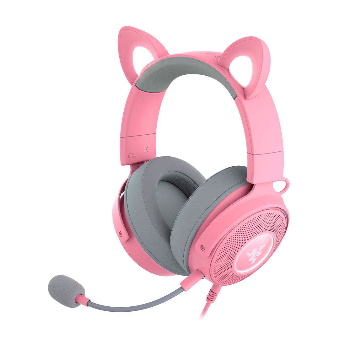 RAZER Kraken Kitty V2 Audifono 7.1 Bluetooth RGB 40h Quartz