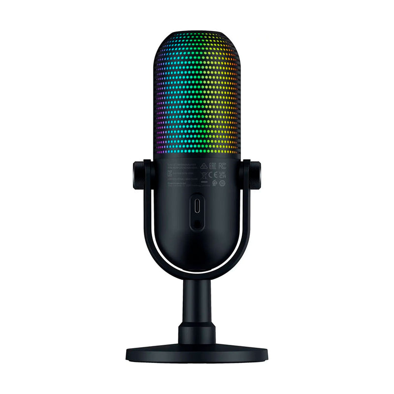 RAZER Seiren V3 Chroma Microfono RGB Tactil USB Color Negro