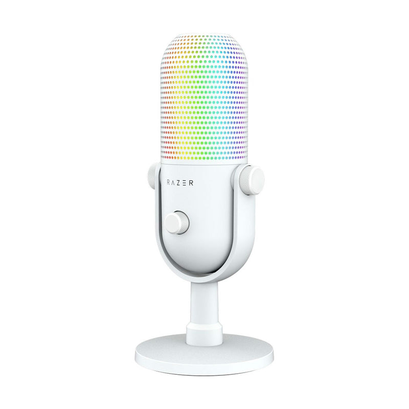 RAZER Seiren V3 Chroma Microfono RGB Tactil USB Color Blanco