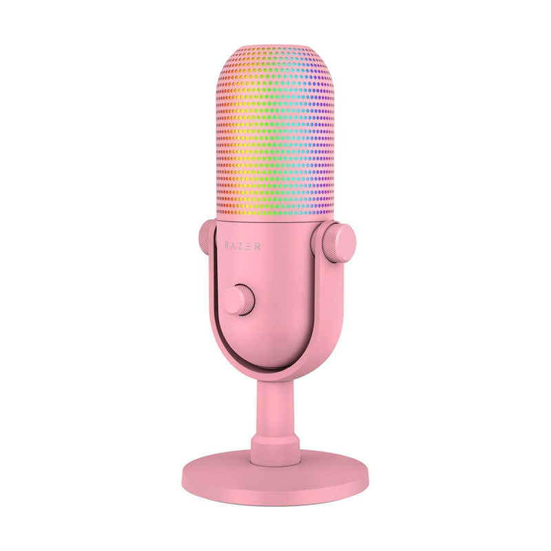 RAZER Seiren V3 Chroma Microfono RGB Tactil USB Color Quartz